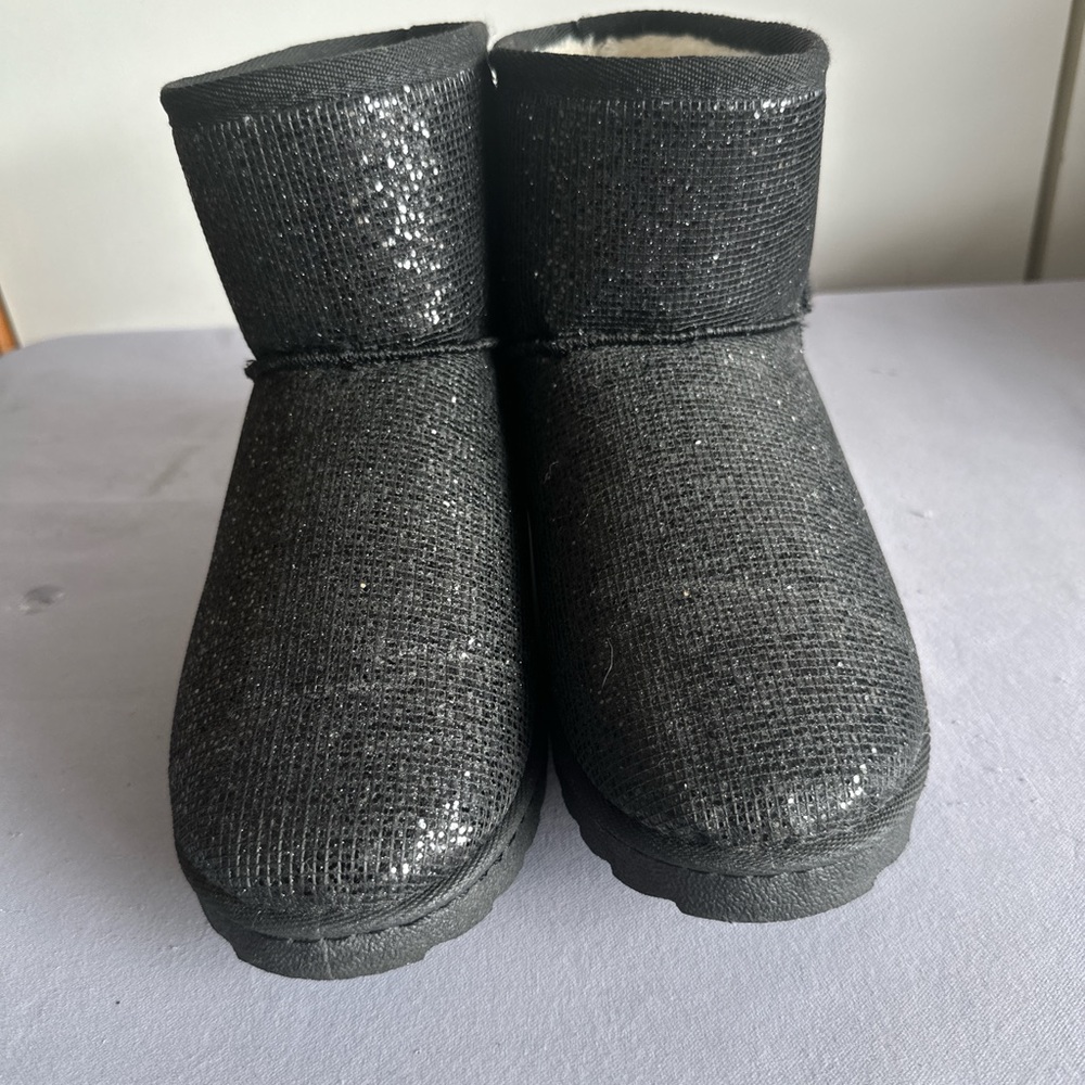 Mudd Glittery Black Kids Boots